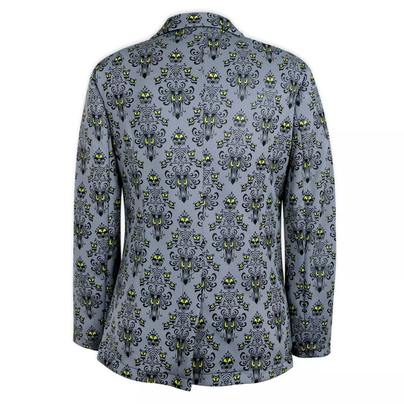 Haunted Mansion Wallpaper Pattern Suit Jacket Blazer Disney Parks Small/Medium - Picture 2 of 10
